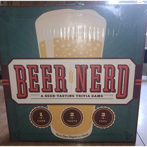 Beer Nerd Beer Tasting Trivia Board Game Winerd Entertainment Man Cave Gift NEW